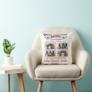 Great Memories with Friends Personalised Gift Cu Cushion