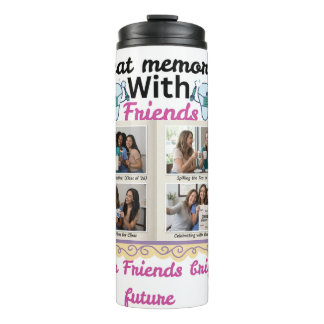 Great Memories with Friends Personalised Gift | Cu Thermal Tumbler