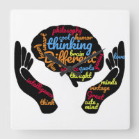 Great Minds Think Different Wall Clock