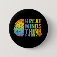 Great Minds Think Differently Adhd Neurodivergent 