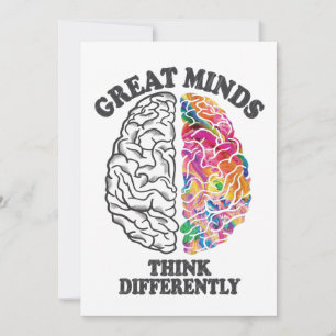Great Minds Think Differently Brain