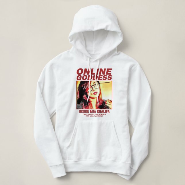 Great Model Mia Khalifa Awesome For Movie Fan Hoodie (Design Front)