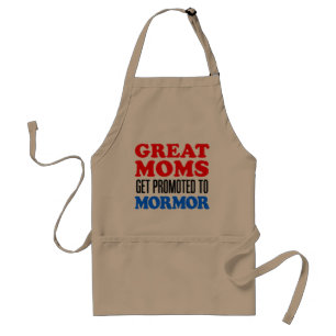 Great Moms Promoted To Mormor Standard Apron