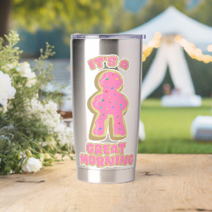 Great Morning Doughnut Meeple Board Game Art Insulated Tumbler