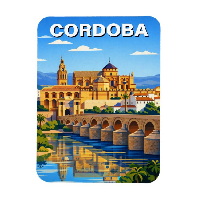 Great Mosque of Cordoba Spain Magnet (Vertical)
