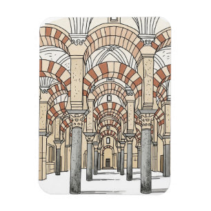 Great Mosque of Cordoba Spain Travel Magnet