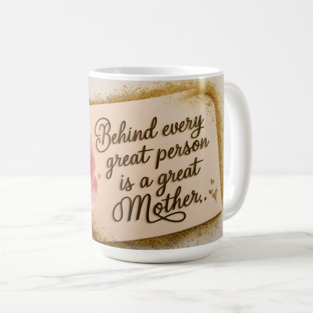 Great mother script coffee mug (Front Right)