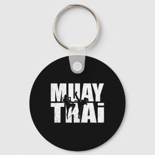 Great Muay Thai Design Mma Fighter Training Kickbo Key Ring