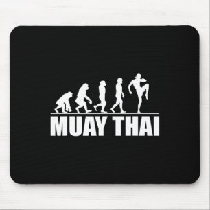 Great Muay Thai Evolution Gift Kickboxing Martial Mouse Pad