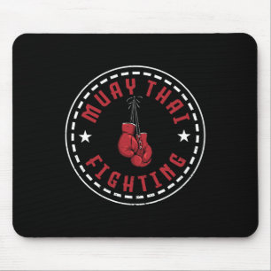 Great Muay Thai Fighting Design Kickboxer Mma Trai Mouse Pad