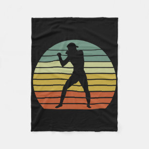 Great Muay Thai Gift Kickboxing Martial Artist Fleece Blanket