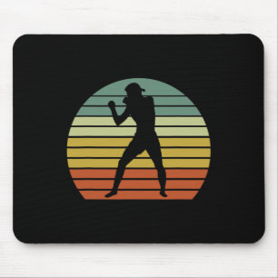 Great Muay Thai Gift Kickboxing Martial Artist Mouse Pad