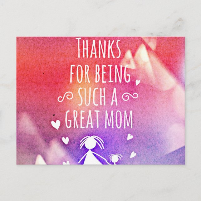 great mum postcard (Front)