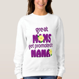 Great Mum's Get Promoted Women's Basic Sweatshirt