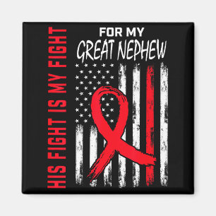 Great Nephew Heart Disease Awareness Month Product Magnet
