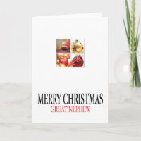great nephew Merry Christmas card