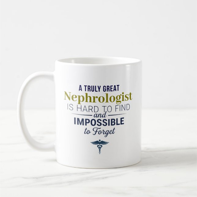 Great Nephrologist Personalised Name  Coffee Mug (Left)