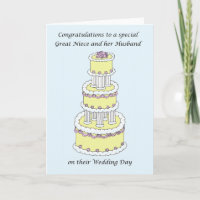 Great Niece and Husband Wedding Congratulations