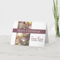 great niece    Merry Christmas card