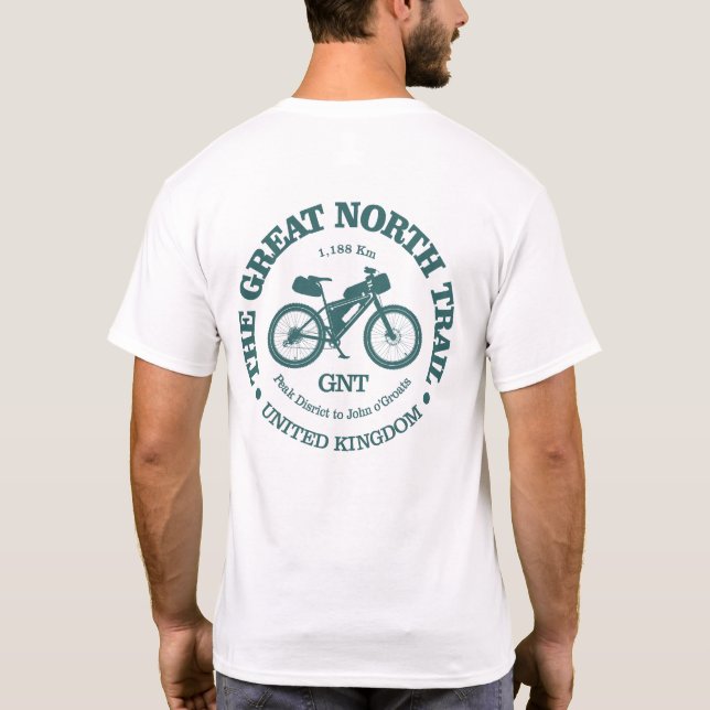 Great North Trail (cycling) T-Shirt (Back)