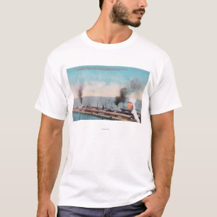 Great Northern Dock View, SS Dakota and T-Shirt
