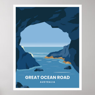 Great ocean road Australia Poster