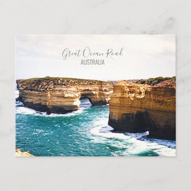 Great Ocean Road Victoria Australia travel Postcard (Front)
