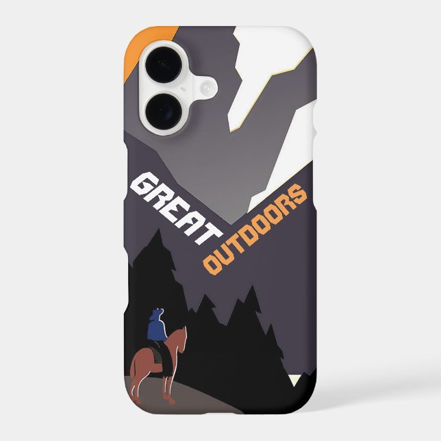 Great Outdoors Retro Montana Travel Advert (Back)