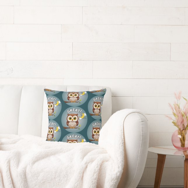 Great!, Owl  Cushion (Couch)