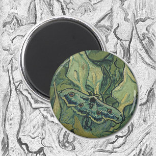 Great Peacock Moth by Vincent van Gogh Magnet