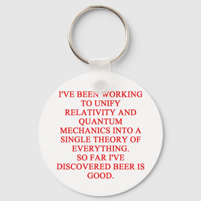 great phisics joke key ring (Front)