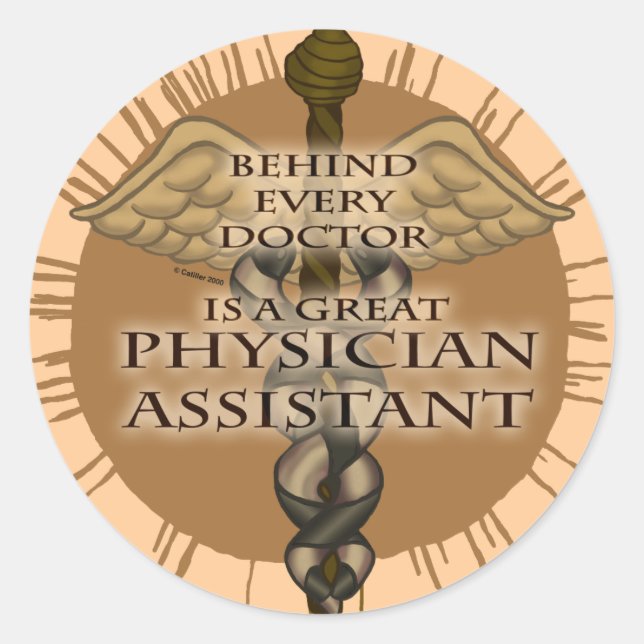 Great Physician Assistant  sticker (Front)