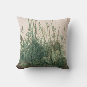 Great Piece of Turf (by Albrecht Dürer) Cushion