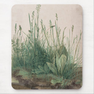 Great Piece of Turf (by Albrecht Dürer) Mouse Pad