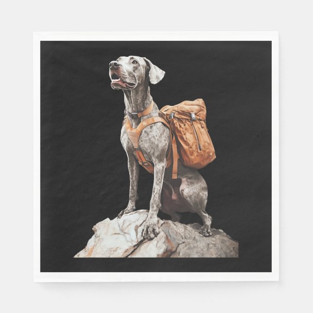 Great Pitbull Dane Napkin (Front)