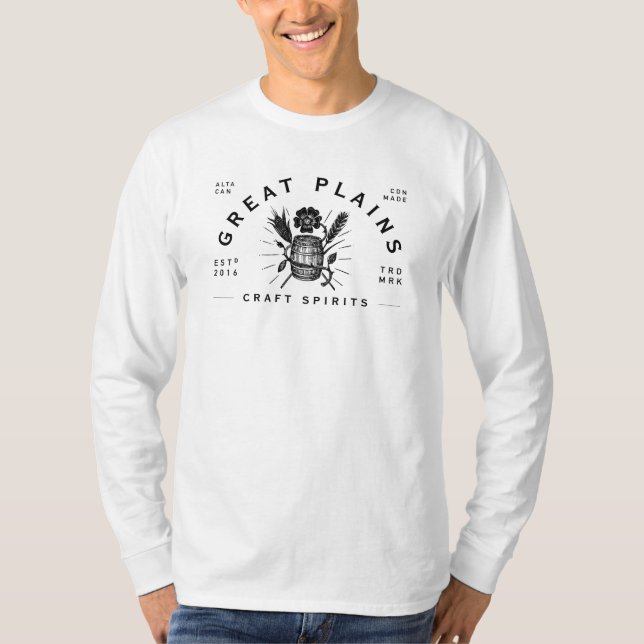 Great Plains Craft Spirits Full Sleeve Tee (Front)