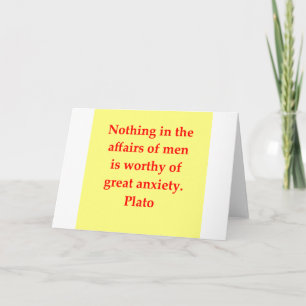 great plato quote card