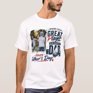 Great Player Dad trendy Custom image design T-Shirt