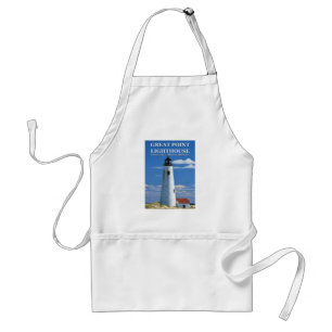 Great Point Lighthouse Nantucket MA Apron