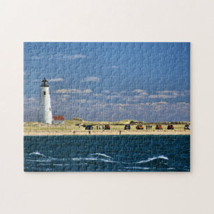 Great Point Lighthouse Nantucket MA Jigsaw Puzzle