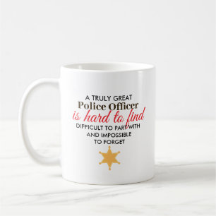 Great Police Officer Personalised Name Gift Coffee Mug