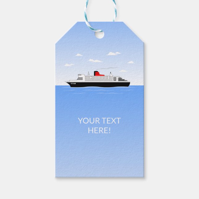 Great Pool Party Gift Tags (Front)