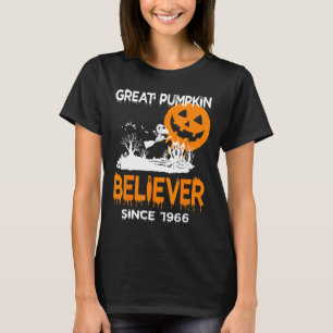 Great Pumpkin Believer Halloween Fun Graphic  T-Shirt
