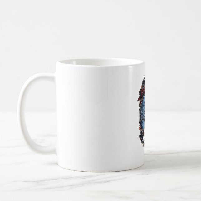 Great Pumpkin Believer Scarecrow Witch Hat Hallowe Coffee Mug (Left)