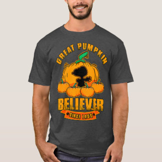 Great Pumpkin Believer Since 1966 Scary pumkins T-Shirt