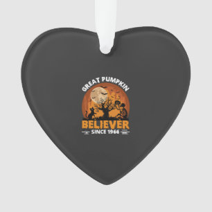 Great Pumpkin Believer Since Halloween Skeleton Ca Ornament