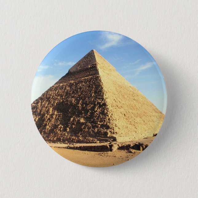 Great Pyramid of Giza 6 Cm Round Badge (Front)