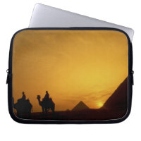 Great Pyramids of Giza, Egypt at sunset
