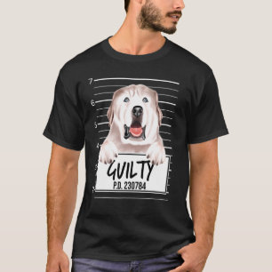 Great Pyrenee Mugshot Guilty Dog T-Shirt