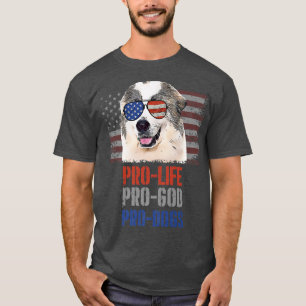 Great Pyrenee Pro Life Pro God Pro Dogs Premium  T-Shirt